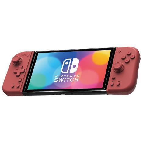 HORI (NSW-398U) SPLIT PAD COMPACT (APRICOT RED) - FOR SWITCH OLED/SWITCH