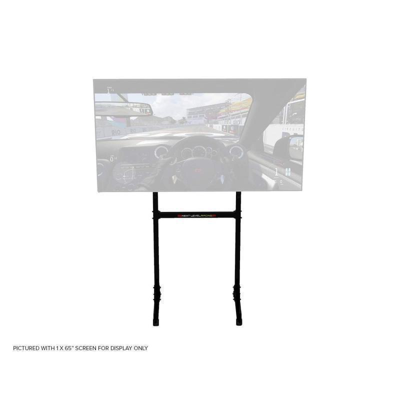 NEXT LEVEL RACING (NLR-A011) FREE STANDING SINGLE MONITOR STAND (SUPPORTS 24- 85” MONITORS)