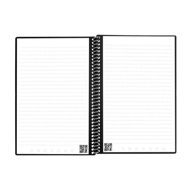 ROCKETBOOK FUSION EXECUTIVE A5 (EVRF-E-RC-A-FR) INFINITY BLACK (7 PAGE STYLES)