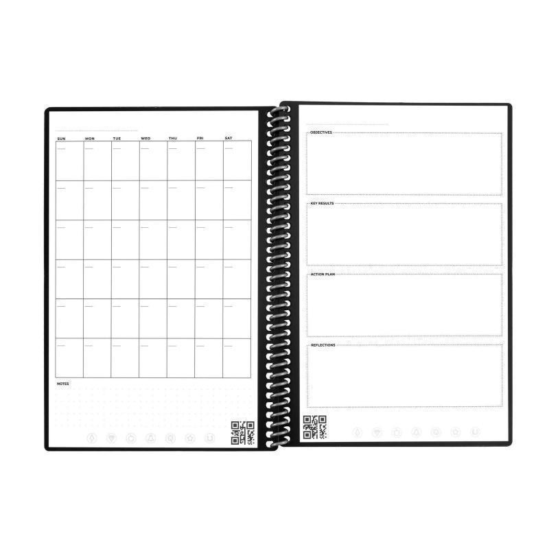 ROCKETBOOK FUSION EXECUTIVE A5 (EVRF-E-RC-A-FR) INFINITY BLACK (7 PAGE STYLES)