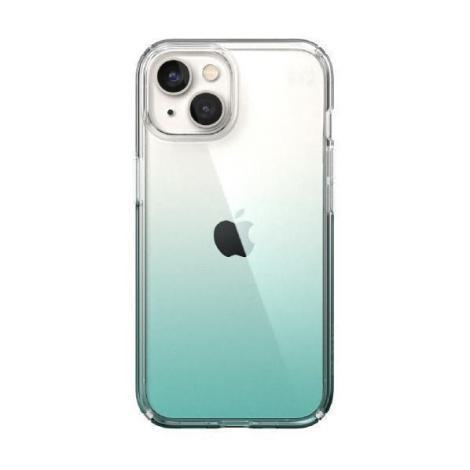 SPECK (150064-9594) IPHONE 14/IPHONE 13 CASE, PRESIDIO PERFECT CLEAR OMBRE (CLEAR/FANTASY TEAL FADE)