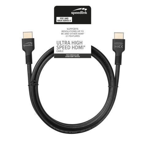 SPEEDLINK SL-460102-BK-150, ULTRA HIGH SPEED HDMI CABLE ( 1.5M)  FOR PS5, XBOX SERIES X,
