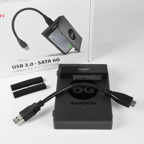 AXAGON ADSA-1S6 USB3.0 - SATA 6G UASP HDD EXTERNAL ADAPTER INCL. CASE