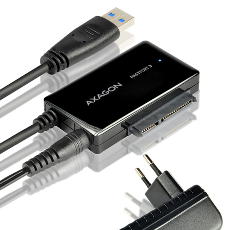 AXAGON ADSA-FP3 USB3.0 - SATA 6G HDD FASTPORT3 ADAPTER INCL. AC