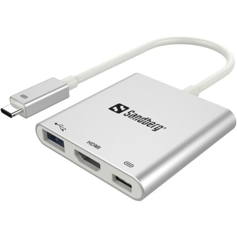 SANDBERG USB-C MINI DOCK HDMI+USB (136-00)